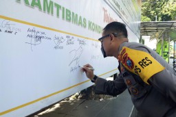 Kapolres Lumajang Bentuk Kampung Tangguh Covid 19 di 21 Kecamatan