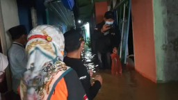 Sungai Kaliasem Lumajang Meluap Ratusan Rumah Terendam Setinggi Dada