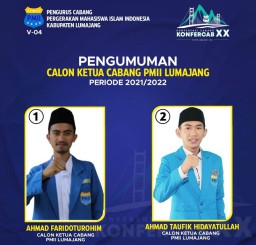 Ini 2 Nama Calon Ketua Cabang PMII Lumajang