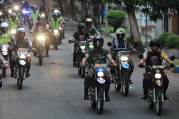 Kapolres dan Dandim Lumajang Patroli Besar Antisipasi Serangan Teroris