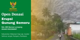 Wabup Sarankan Satu Rekening Bantuan Bencana Erupsi Gunung Semeru