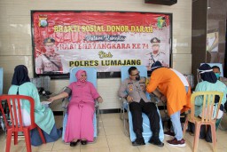 Polres Lumajang Aksi Donor Darah hingga Rapid Test