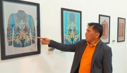 Bukasan Wakil Ketua DPRD Lumajang Apresiasi Pameran Seni Rupa FPL