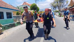 BPBD Lumajang Gladi Lapang Early Warning System Banjir Lahar Semeru