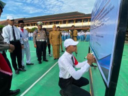 Satlantas Polres Lumajang Goes To School Berantas Knalpot Brong