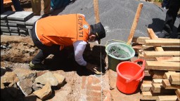 Rumah Korban Gempa Lumajang Mulai Dibangun