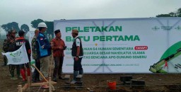 NU Peduli Tahap Awal Bangun 40 Huntara Relokasi Korban Semeru Lumajang