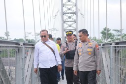 AKBP Boy Instruksikan Jajaran Mitigasi Jembatan Gantung Lumajang