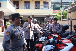 Siap Operasional, Polres Lumajang Cek Kendaraan Dinas