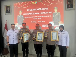 Polres Lumajang Raih Juara 2 Lomba Pelayanan 110 Tingkat Polda Jatim