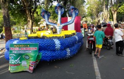 Meriah, Puluhan Peserta Festival Musik Patrol Siap Atraksi Keliling Lumajang