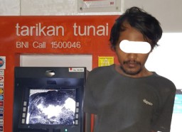 Polisi Ringkus Perusak ATM di Dekat Kantor Samsat Lumajang