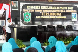 Kongres Anak Lumajang, Bupati Ajak Orang Tua Perhatikan Tumbuh Kembang Anak