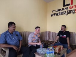 Kapolres Lumajang AKBP Arsal Sahban Kunjungi Redaksi Lumajangsatu.com