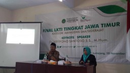 Dr. Listiyono Santoso Jadi Pembicara LKTI Jawa Timur IAI Syarifuddin