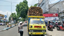 Ini Titik Jalan Sering Terjadi Penilangan Truk ODOL di Lumajang