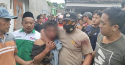 Maling Motor di Jatiroto Lumajang Babak Belur Diamuk Warga