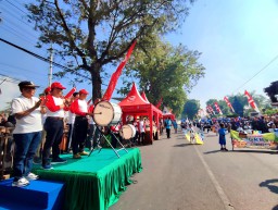 Kejurkab Drumband Lumajang Meriahkan HUT RI 78 Tahun