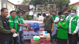 Bantuan Partai Politik Mulai Mengalir ke Korban Erupsi Semeru Lumajang