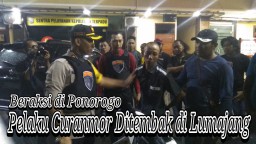 Video : Pelaku Curamor asal Gucialit Ditembak Tim Cobra Lumajang