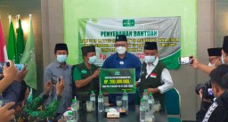 Ma'arif NU Jatim Sumbang 200 Juta untuk Pendidikan Korban Semeru