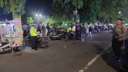 Ganggu Kenyamanan Tarawih Satlantas Polres Lumajang Tindak Knalpot Brong