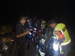 Bikin Bising, Polisi Amankan 14 Sepeda Motor Berknalpot Brong