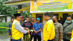 Golkar Lumajang Resmikan Renovasi 4 Musholla 1 Masjid Terdampak Semeru