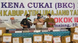 Ribuan Pak Rokok Ilegal Hasil Operasi di Lumajang Akan Dimusnahkan