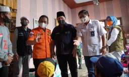 Satgas Bencana Nasional BUMN Jatim Bantu Korban Erupsi Semeru