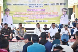 Pemkab Lumajang Akan Fasilitasi Penambang Pasir Manual Jugosari