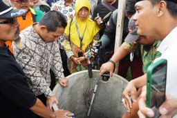 Puluhan Sumur di Desa Jatisari Tempeh Lumajang Mengering