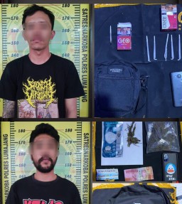 Pegawai Distro di Lumajang Sembunyikan Ganja Dalam Linting Rokok