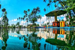 Pemandian Tirtosari View Penanggal Bersolek Pengunjung Berdatangan