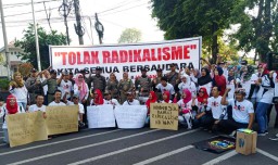 Masyarakat Lumajang Gelar Aksi Tolak Radikalisme di Arena CFD Alun-alun