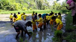 Belajar di Alam, TK Al-Ikhlas Berkunjung ke Wisata Edukasi Alas Semeru