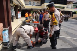 Pastikan Kesiapan Personel Polres Lumajang Apel Siaga Bencana