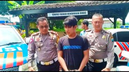 Menyamar Jadi Cleaning Service, Satlantas Polres Lumajang Amankan DPO Polda Bali