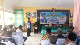 Drs. Ayub Khan Anggota MPR RI Sosialisasi 4 Pilar Kebangsaan di Sumbermujur