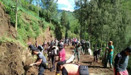 Longsor Dibersihkan, Askes ke Puncak B-29 Argosari Sudah Normal