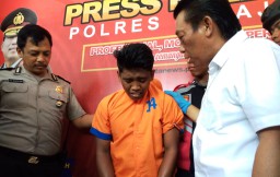 Begal Sadis Ranuyoso Menangis Saat Ditangkap Polisi