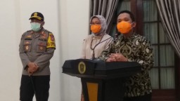 Dua Warga Lumajang Positif Corona dirilis di Pendopo Arya Wiraraja