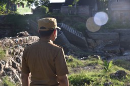 Cak Thoriq Lihat Kondisi Dam Gambiran Lumajang Jebol Diterjang Banjir