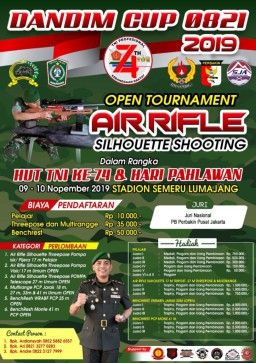 Kodim 0821 Lumajang Gelar Open Tournament Dandim Cup, Yuk Buruan Daftar..!