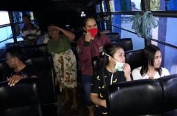 10 PSK Cantik Dolog Dipulangkan Naik Bus ke Bandung dan Jember