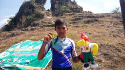 Feri, Sumbangkan 1 Medali Emas Kelas MTB XC Putra Porprov Jatim