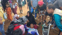 Ifan Atlet BMX Lumajang Harus Dibantu Oksigen Usai Finish Pertama