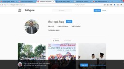 Inilah Akun Resmi Cak Thoriq, Silahkan di Follow