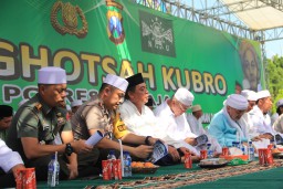 NU bersama TNI Polri Do'a Bersama Untuk Korban Teroris di Mako Brimob