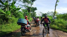 Jalan Rowo Kancu Hingga Desa Mojo Rusak Parah